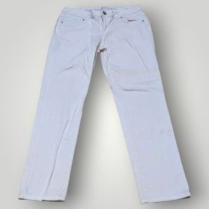 Simply Vera Wang Women's Skinny Ankle Pants Jeans SIZE 6 WHITE Soft Stretch